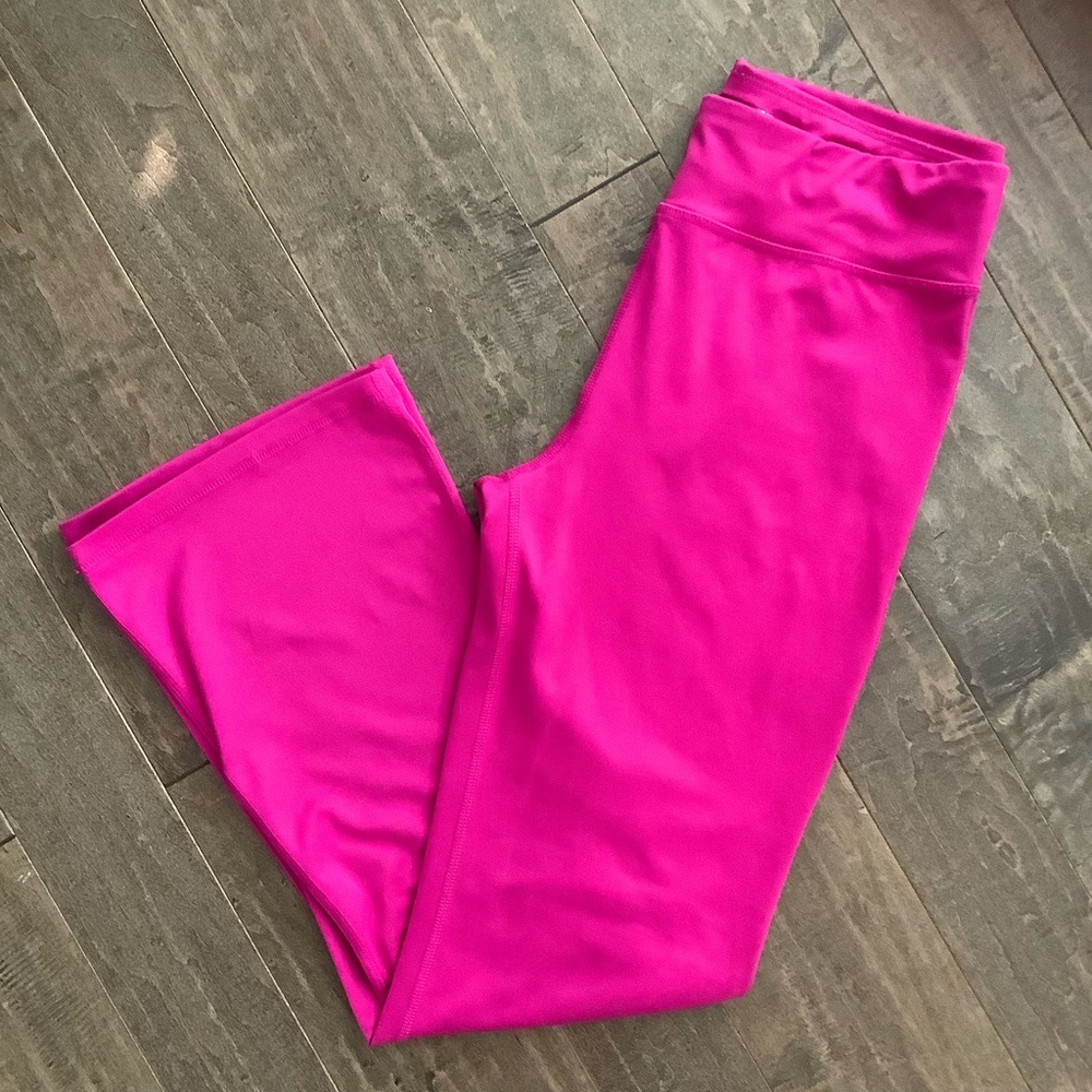 Athletic Works Fuchsia Leggings, L-10-12